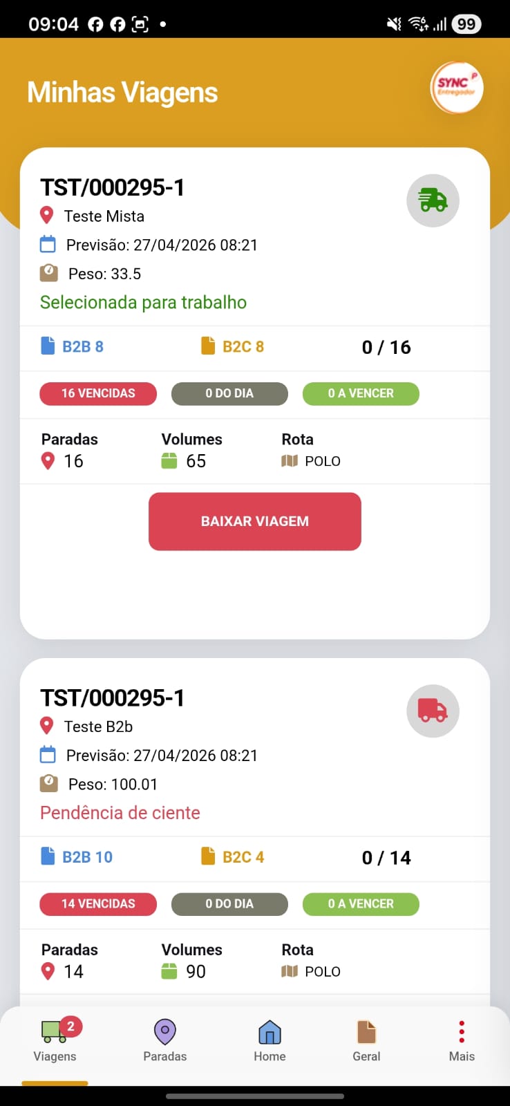 App - Detalhes da entrega