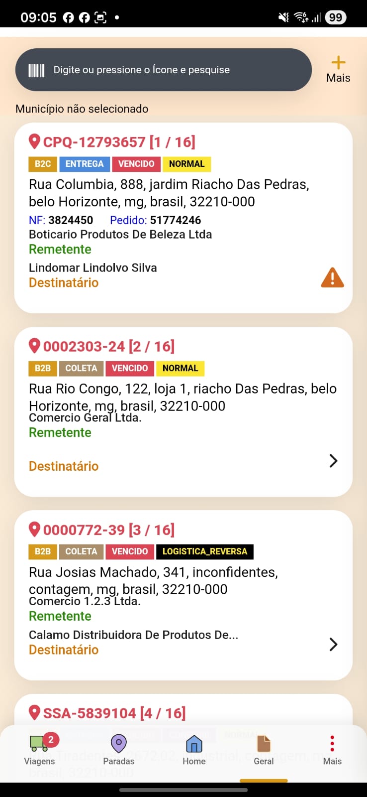 App - Ocorrências